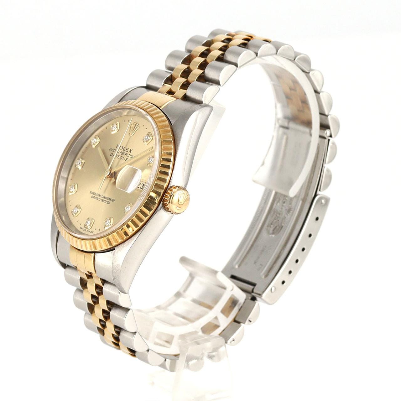 【ノーメンテナンス特価】ロレックス デイトジャスト 16233G SSxYG 自動巻 T番