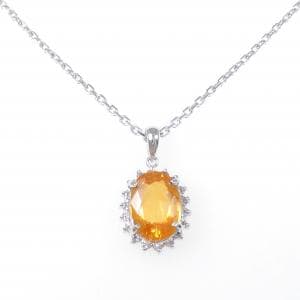 K18WG サファイヤ ネックレス 2.646CT