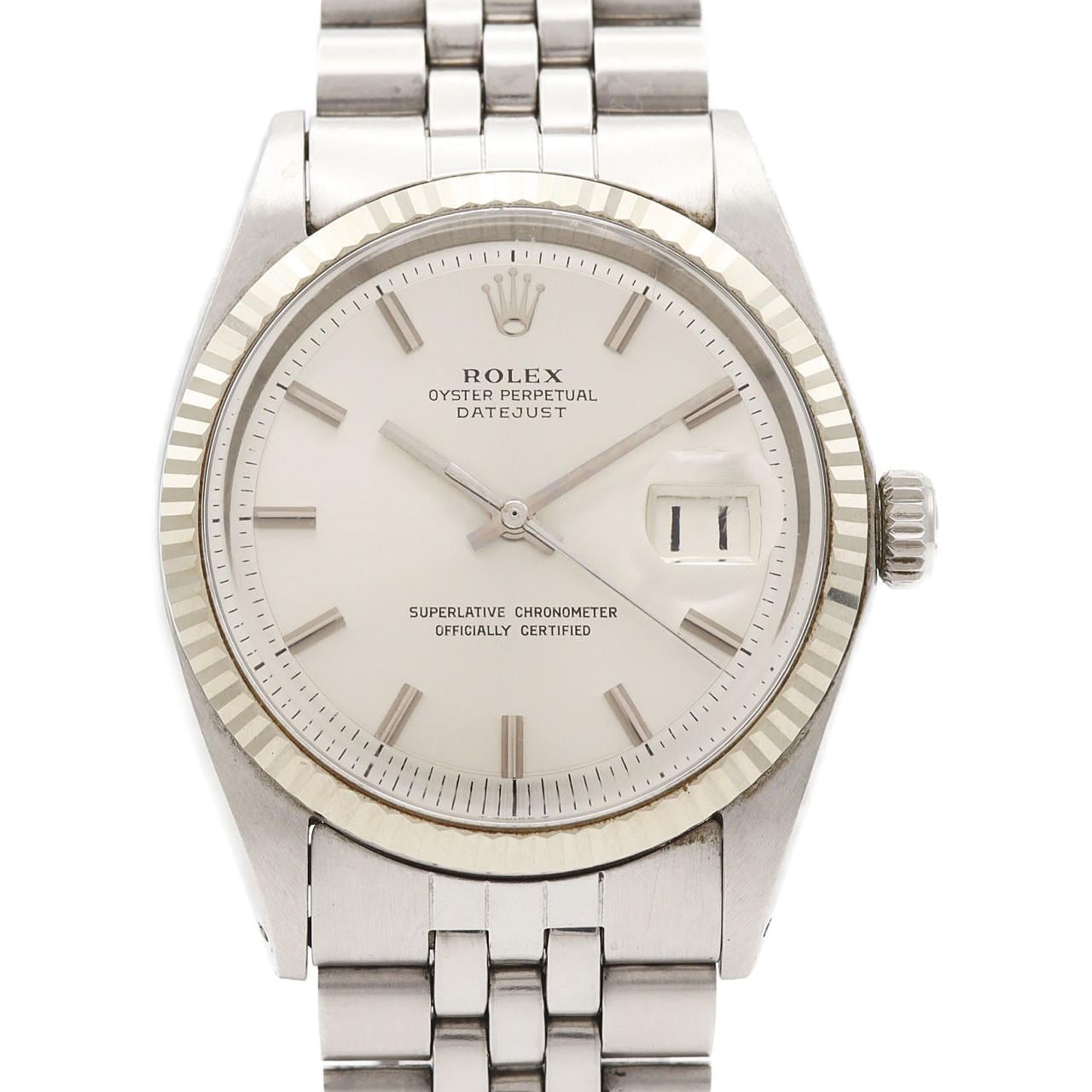【ノーメンテナンス還元価格】ロレックス デイトジャスト 1601 SSxWG 自動巻 2番台