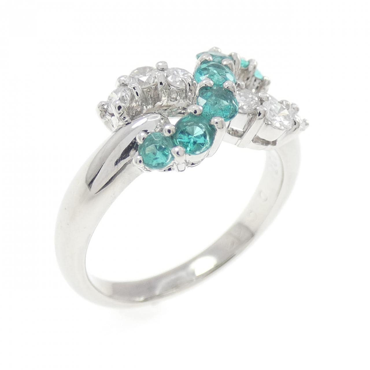 PT900 パライバトルマリン リング 0.37CT