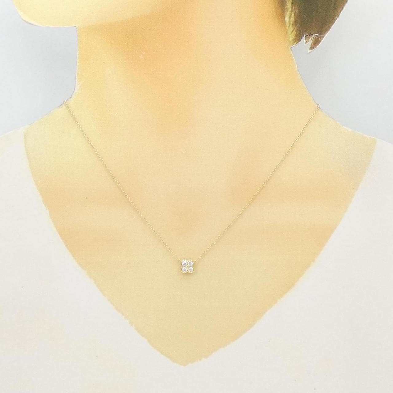 TIFFANY 4 bezel necklace