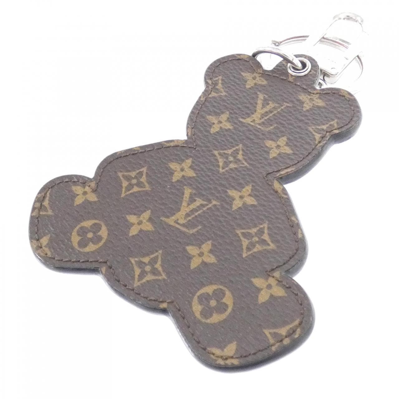 ルイヴィトン モノグラム ポルト クレ テディベア M00342 キーリング