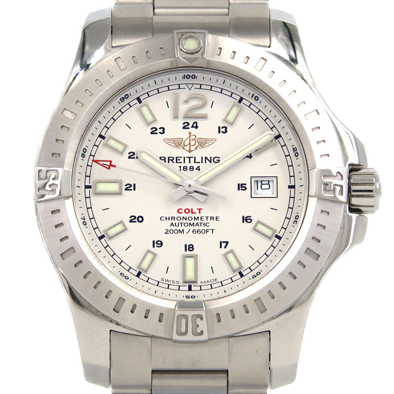 BREITLING Colt 自動上鍊 A17388/A173G91PCS SS自動上弦