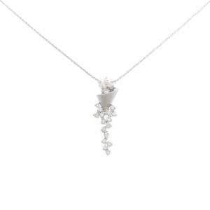 K18WG ダイヤモンド ネックレス 0.72CT