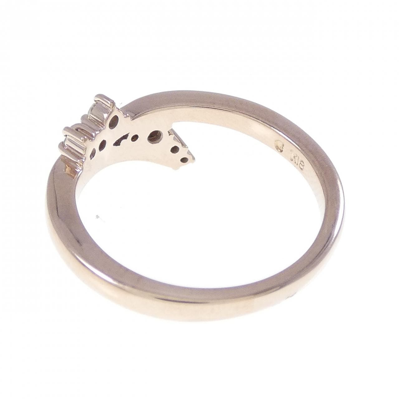 K18PG ダイヤモンド リング