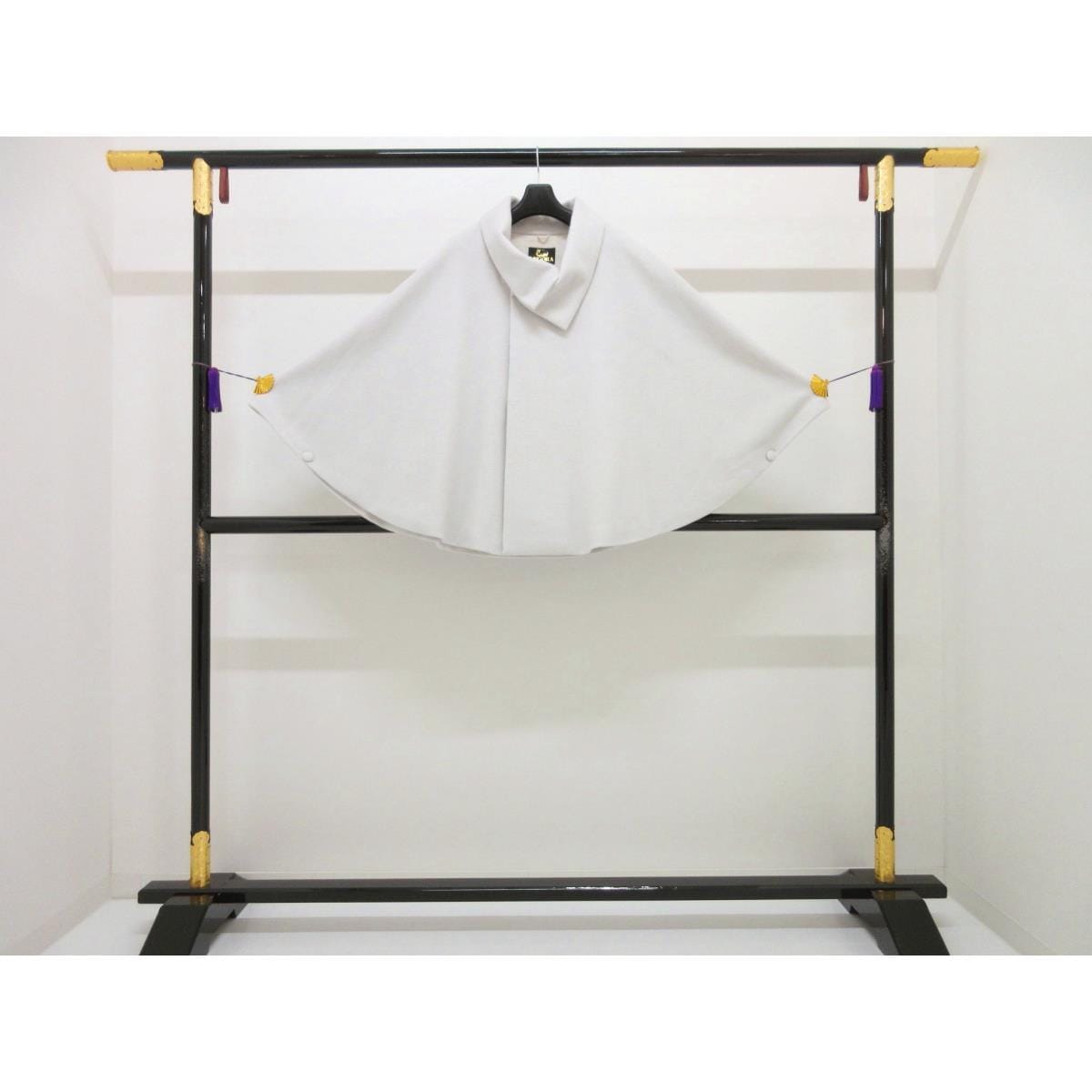 【新品】ケープ　アンゴラ　ロール衿