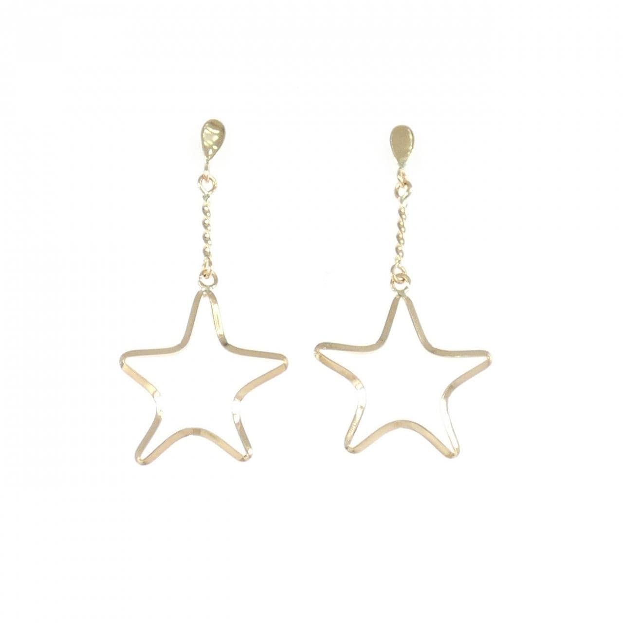 K18YG スター ピアス