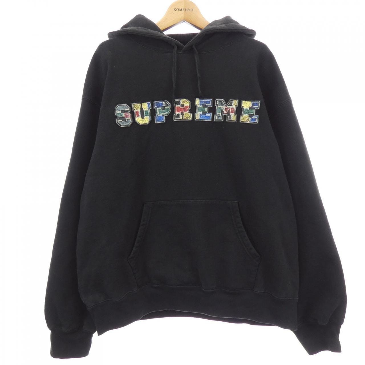 シュプリーム SUPREME COLLEGIATE PATCHWORK パーカー
