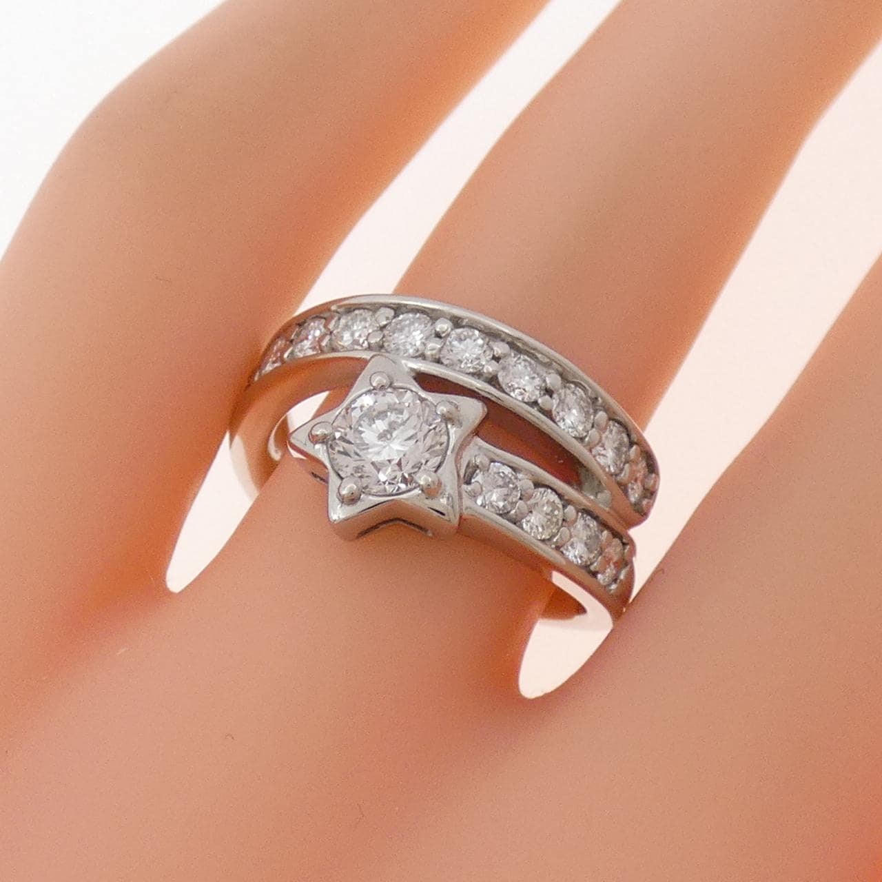 PT900 スター ダイヤモンド リング 0.53CT