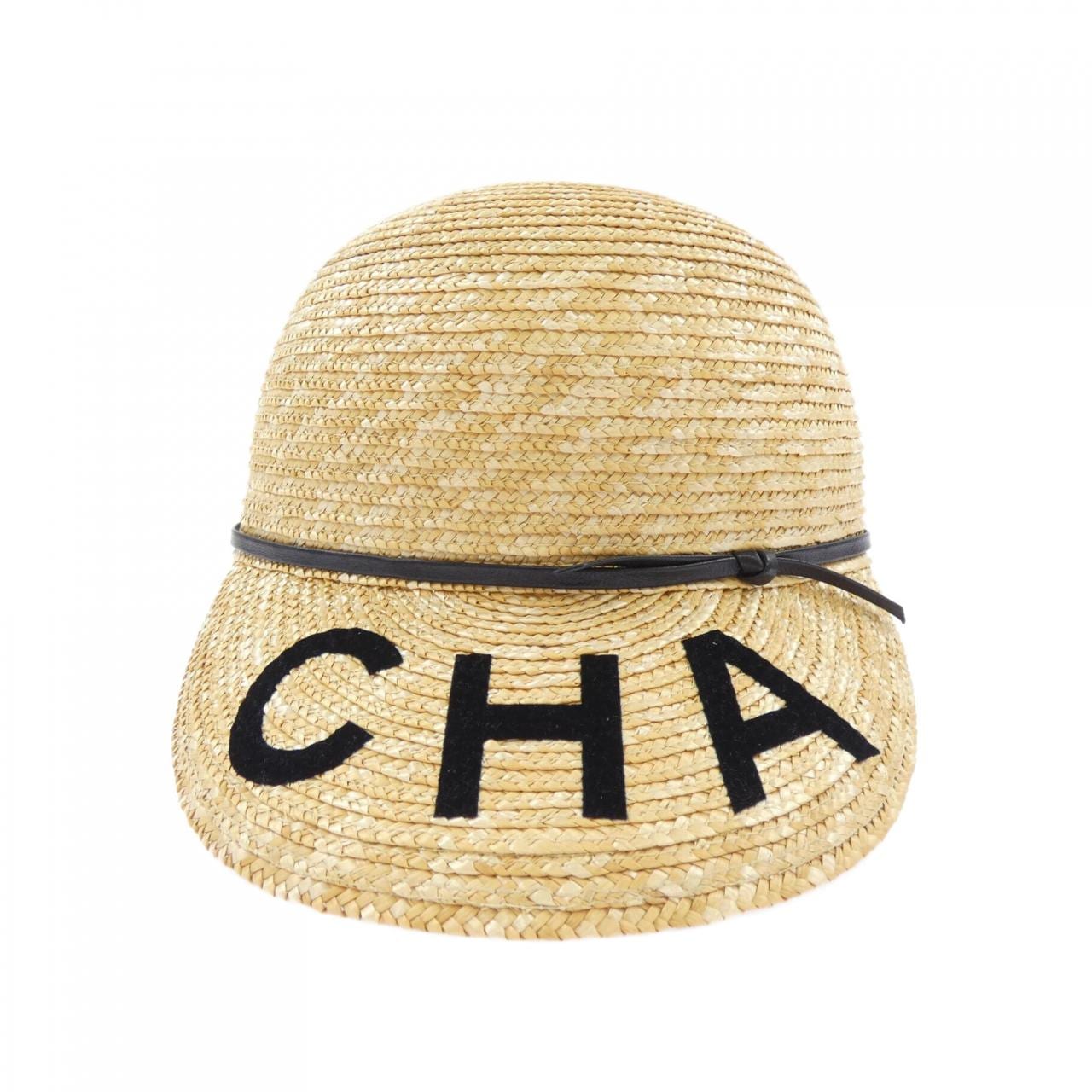 シャネル CHANEL ストローキャップ ハット