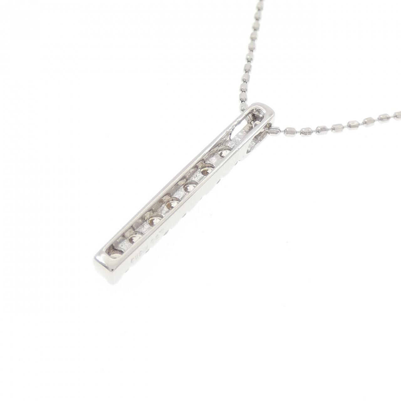 K18WG ダイヤモンド ネックレス 0.20CT