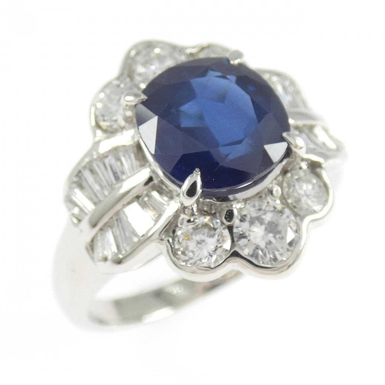 PT900 サファイヤ リング 2.19CT