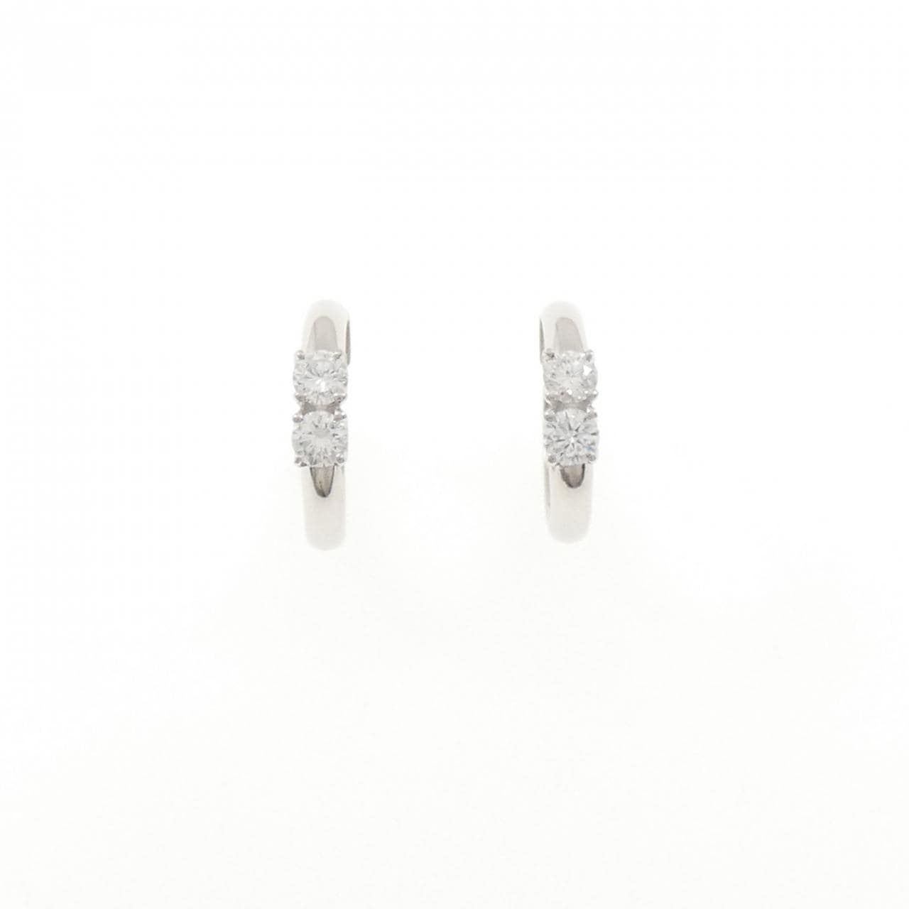 PT900 ダイヤモンド ピアス 0.50CT