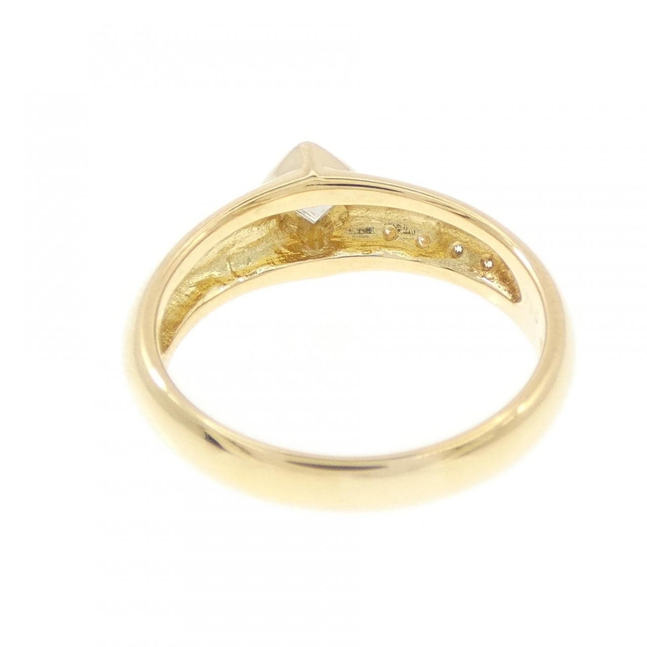 K18YG ダイヤモンド リング 0.16CT
