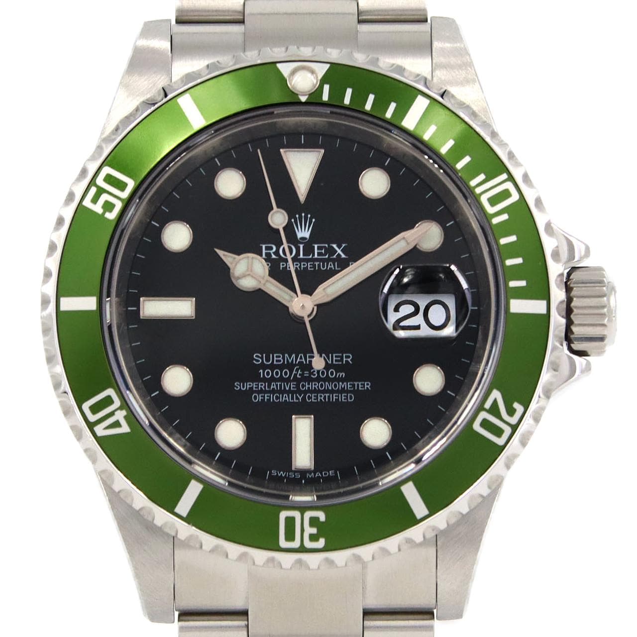 ROLEX Submariner Date 16610LV SS自动上弦V-Serial
