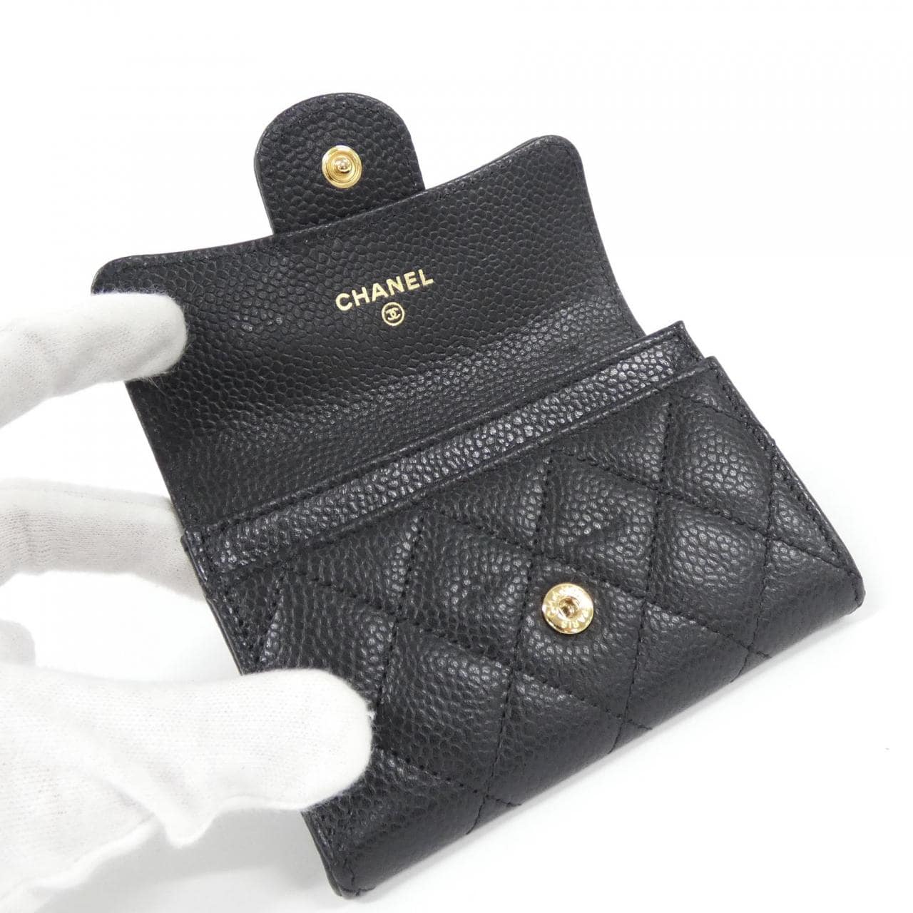 シャネル タイムレスクラシック ライン AP0214 カードケース