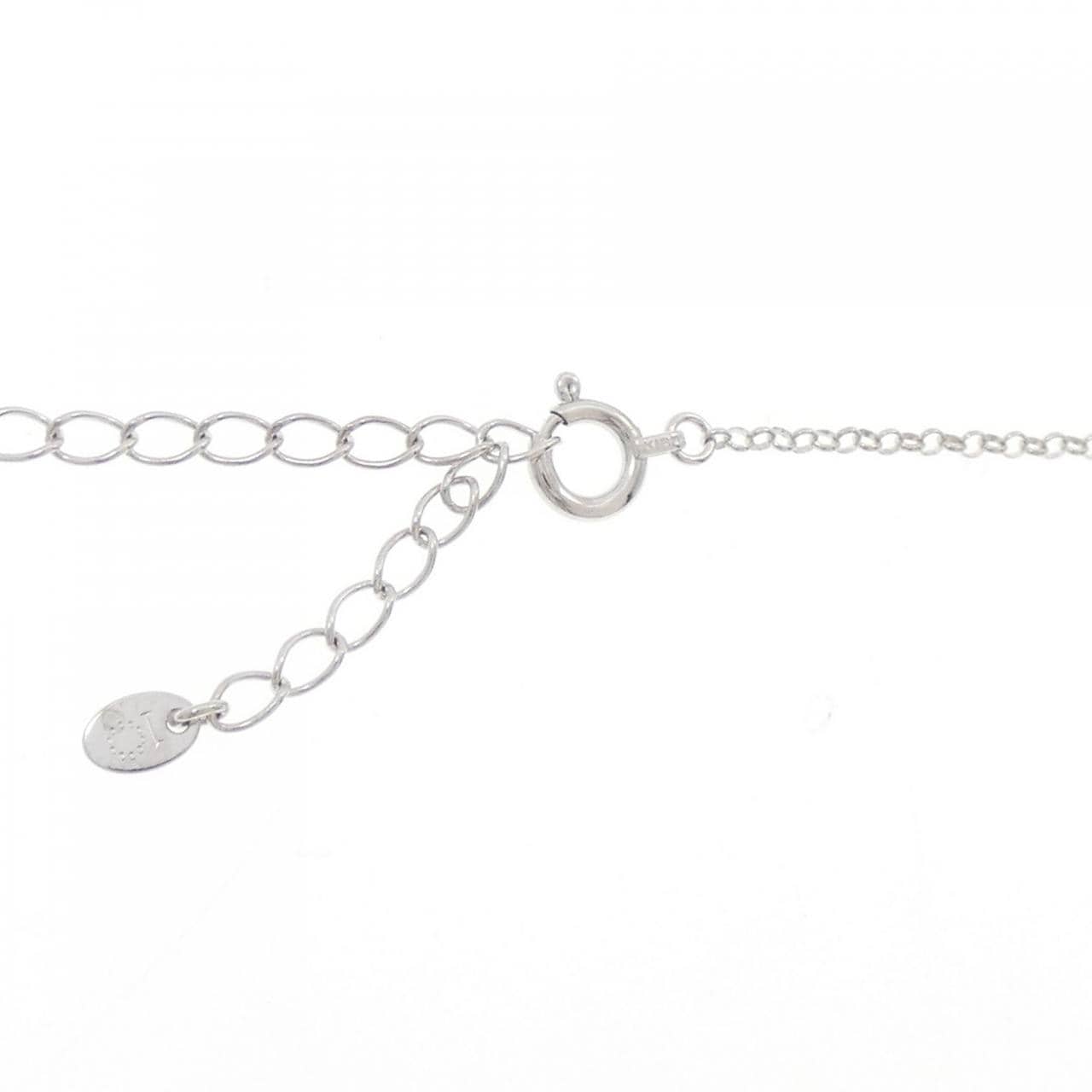 K18WG ダイヤモンド ネックレス 0.51CT