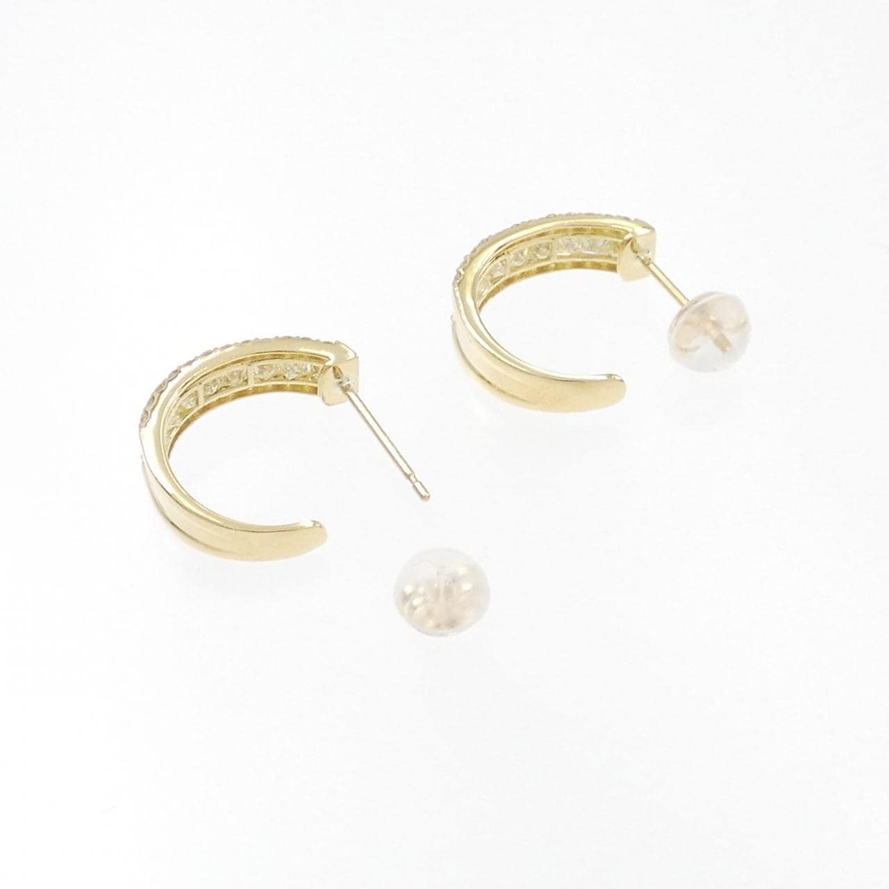 [新品] K18YG鑽石耳環 0.90CT