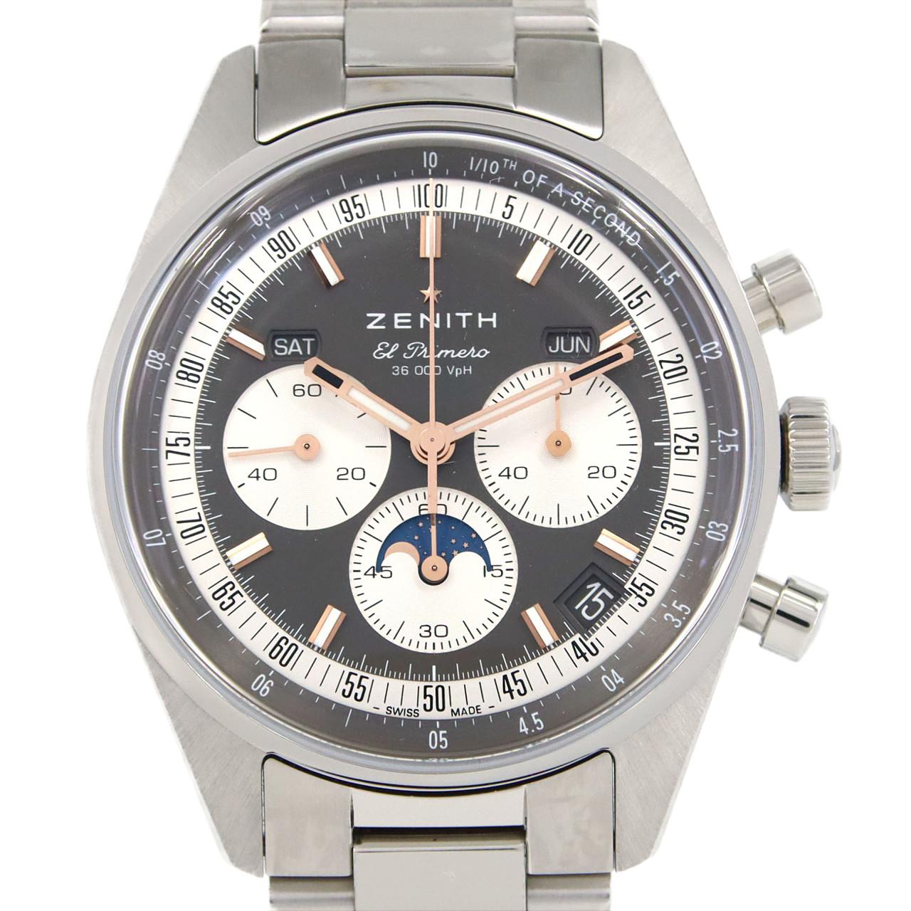 【新品】ゼニス クロノマスターオリジナル トリプルカレンダー 03.3400.3610/39.M3200 SS 自動巻