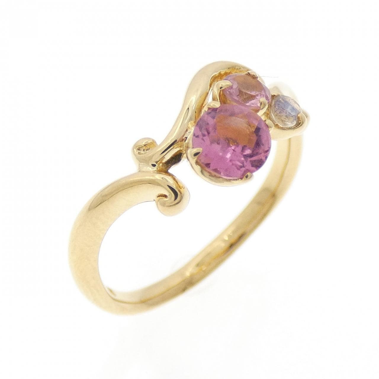 K18YG トルマリン リング