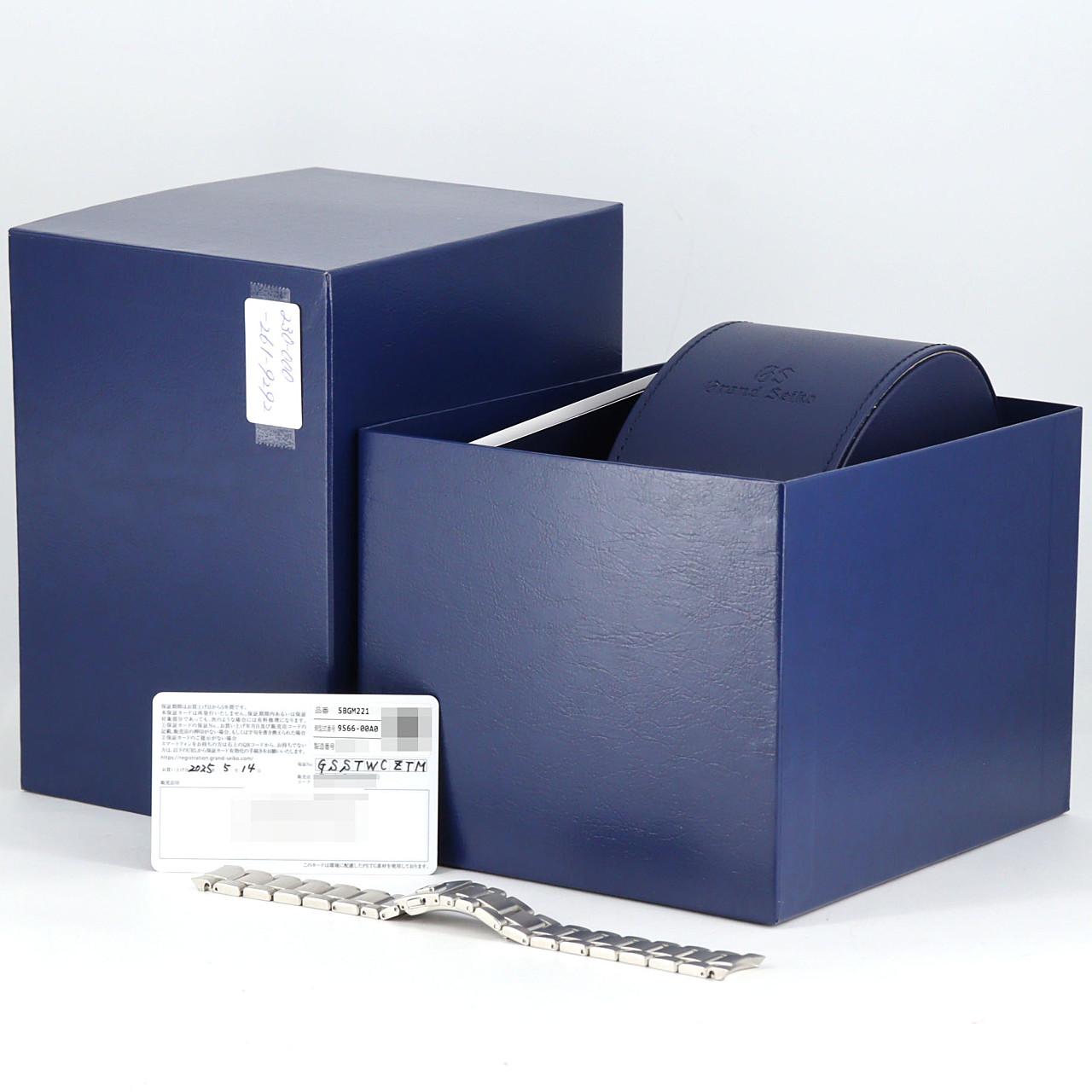 セイコー グランドセイコー･エレガンスコレクションGMT 9S66-00A0/SBGM221 SS 自動巻