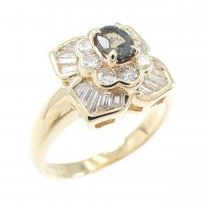 K18YG アレキサンドライト リング 0.31CT