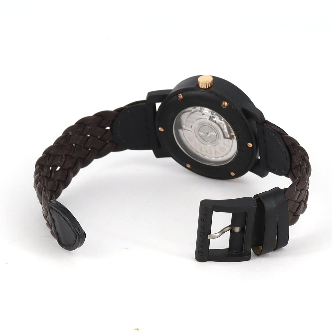 【ノーメンテナンス還元価格】ブルガリ ブルガリブルガリカーボンゴールド BB40CL/BBP40C11CGLD カーボン 自動巻