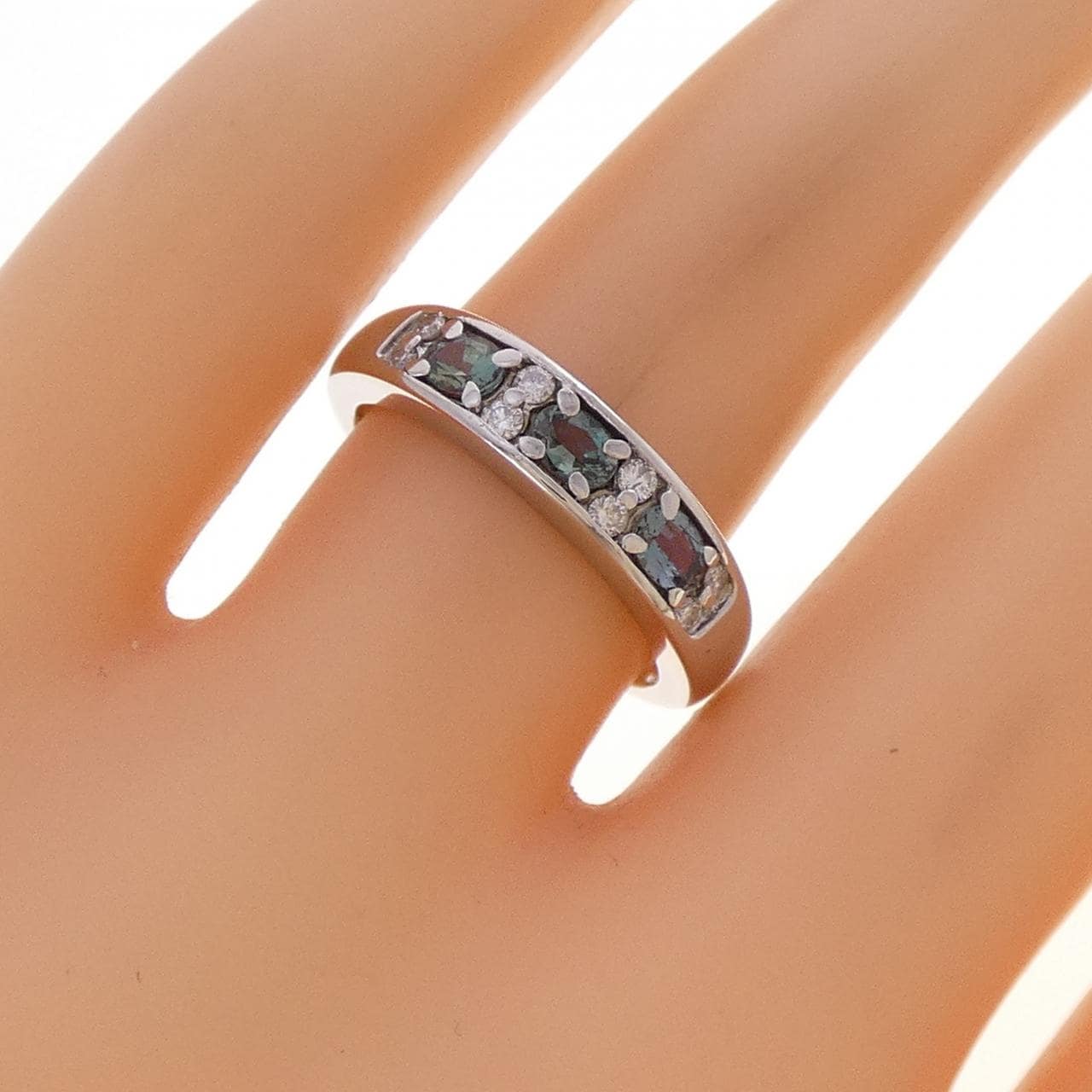 PT900 アレキサンドライト リング 0.48CT