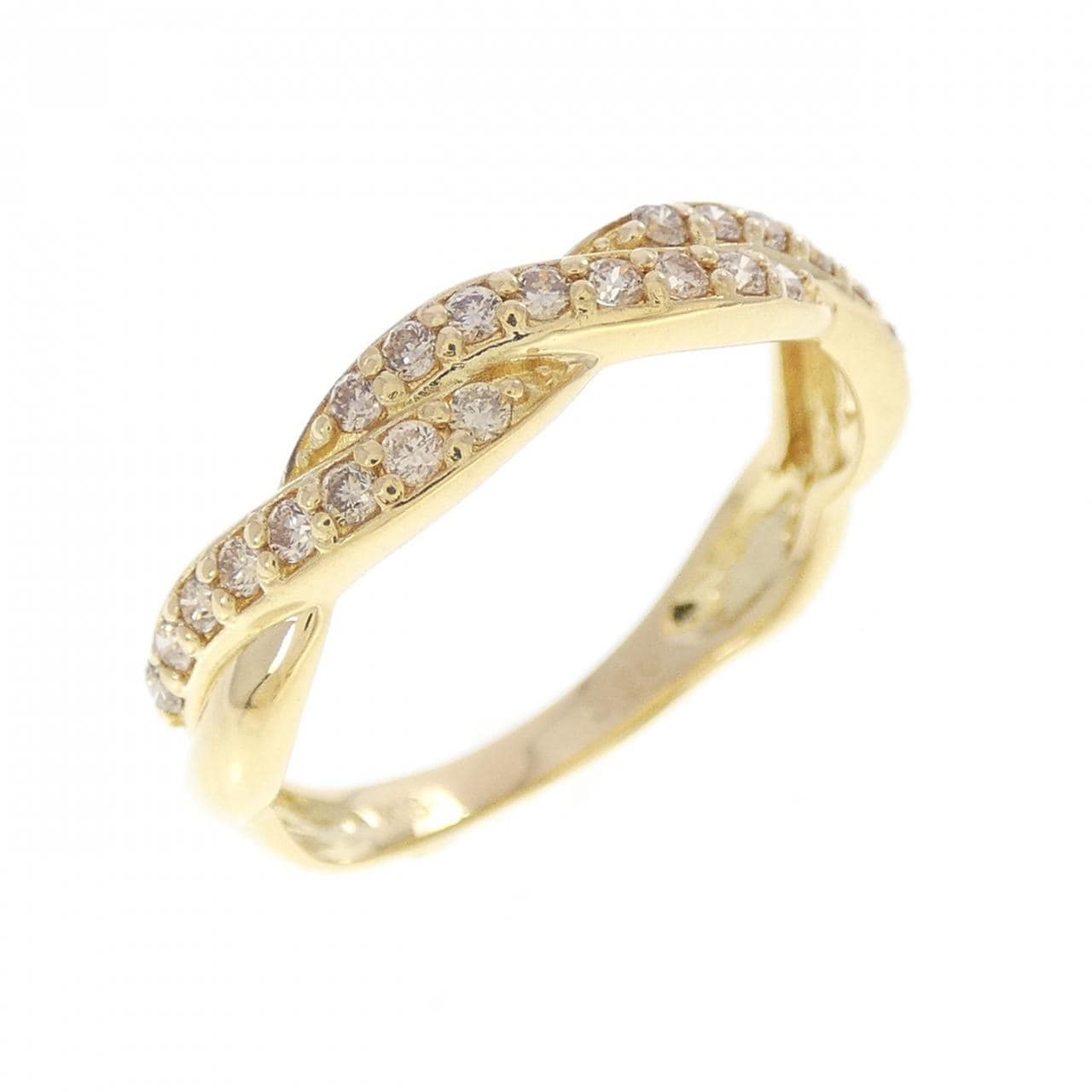 K18YG ダイヤモンド リング 0.20CT