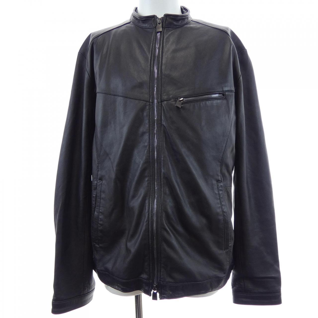 ムッシュニコル Monsieur NICOLE 0162-3700 レザーライダースジャケット