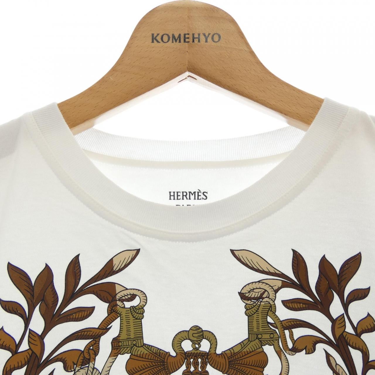 エルメス HERMES DELLA CAVALLERIA 4E4629DA カルトゥッシュ Tシャツ
