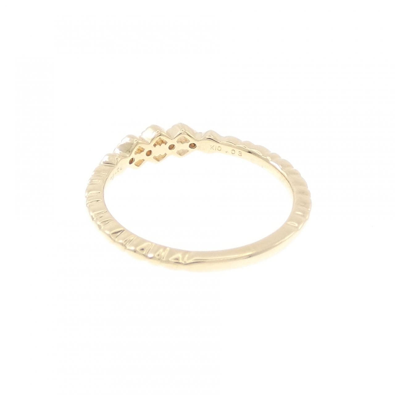 アガット ダイヤモンド リング 0.03CT