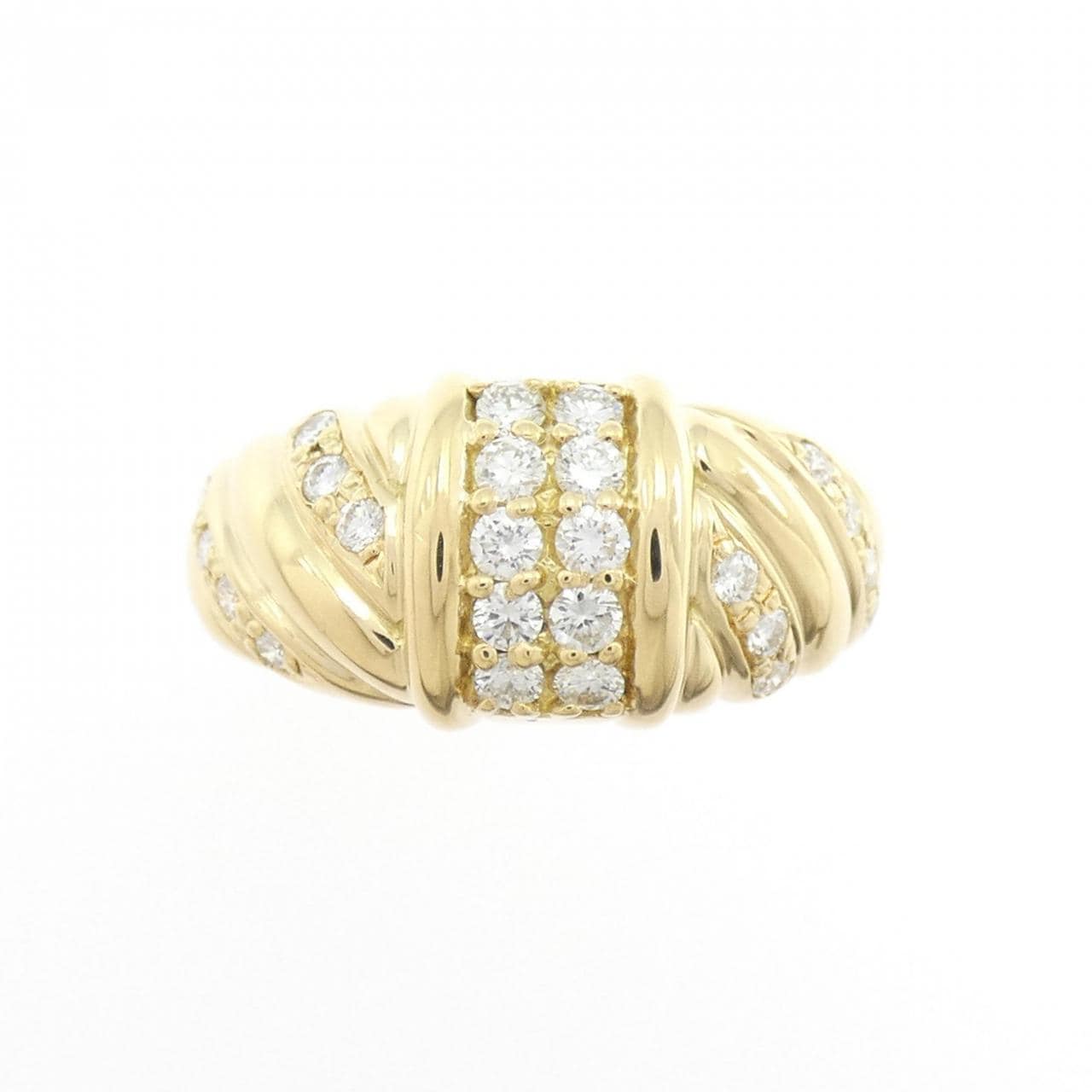 K18YG ダイヤモンド リング 0.48CT