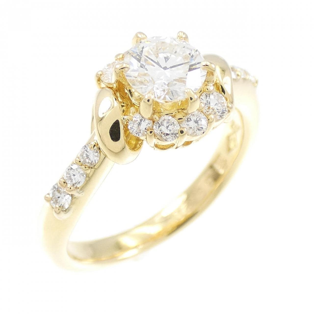 Royal Asscher Diamond Ring 0.39CT