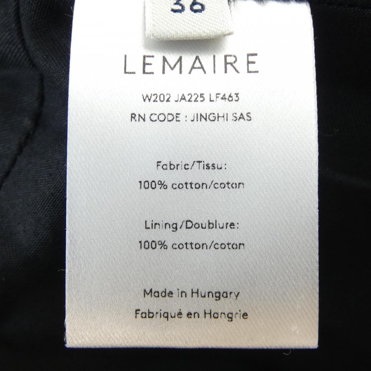 ルメール LEMAIRE ジャケット