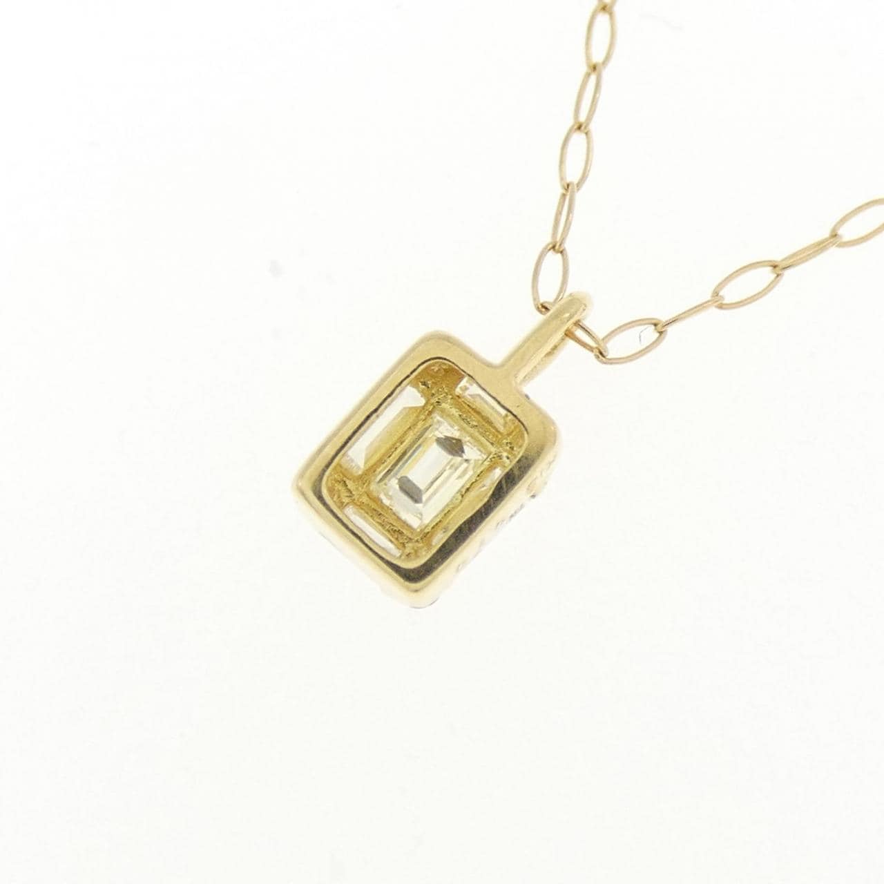 [新品] K18YG钻石项链 0.10CT