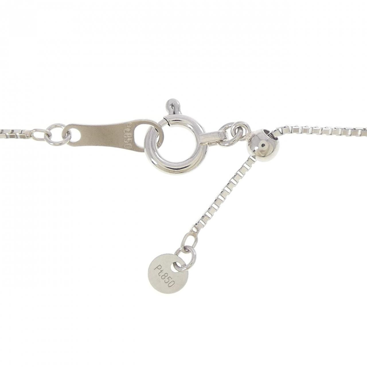 PT900/PT850 エメラルド ネックレス 1.55CT