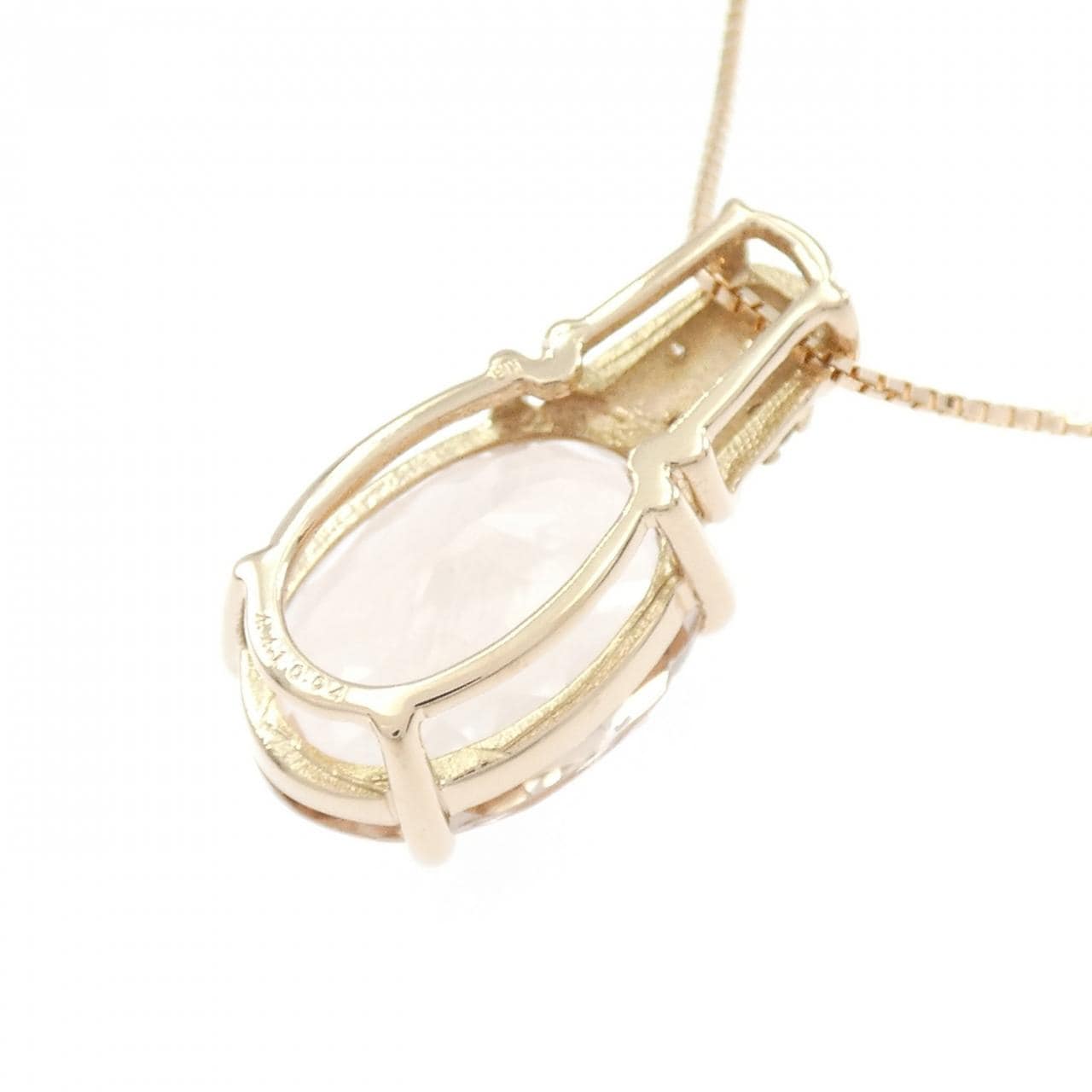 K18PG モルガナイト ネックレス 4.41CT