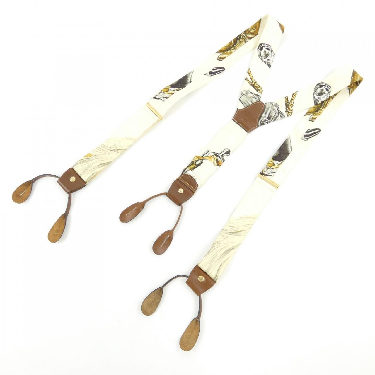 【ヴィンテージ】エルメス HERMES サスペンダー