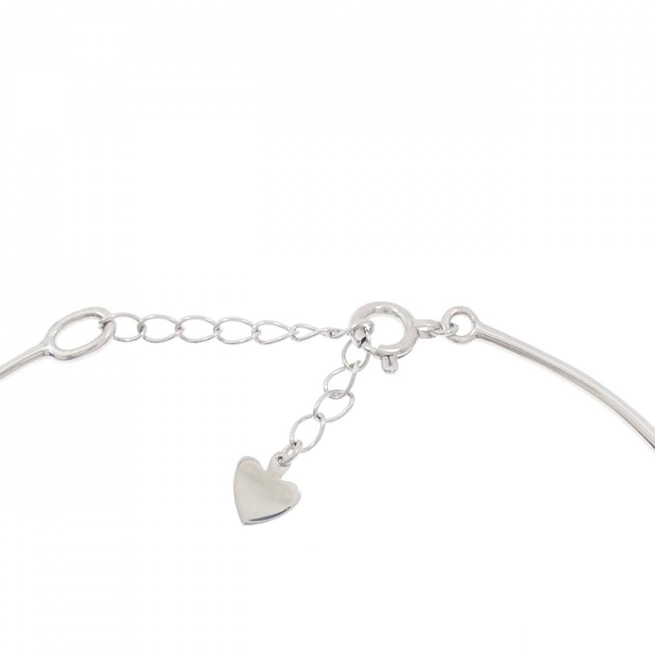 K18WG ダイヤモンド ブレスレット 0.70CT