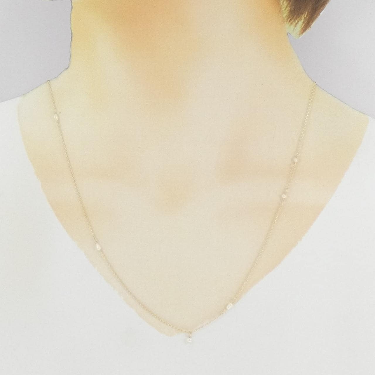 K10YG 淡水パール ネックレス