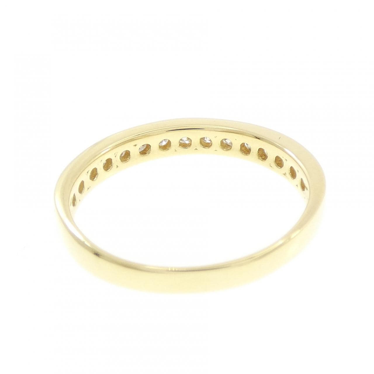 K18YG ハーフエタニティ ダイヤモンド リング 0.50CT