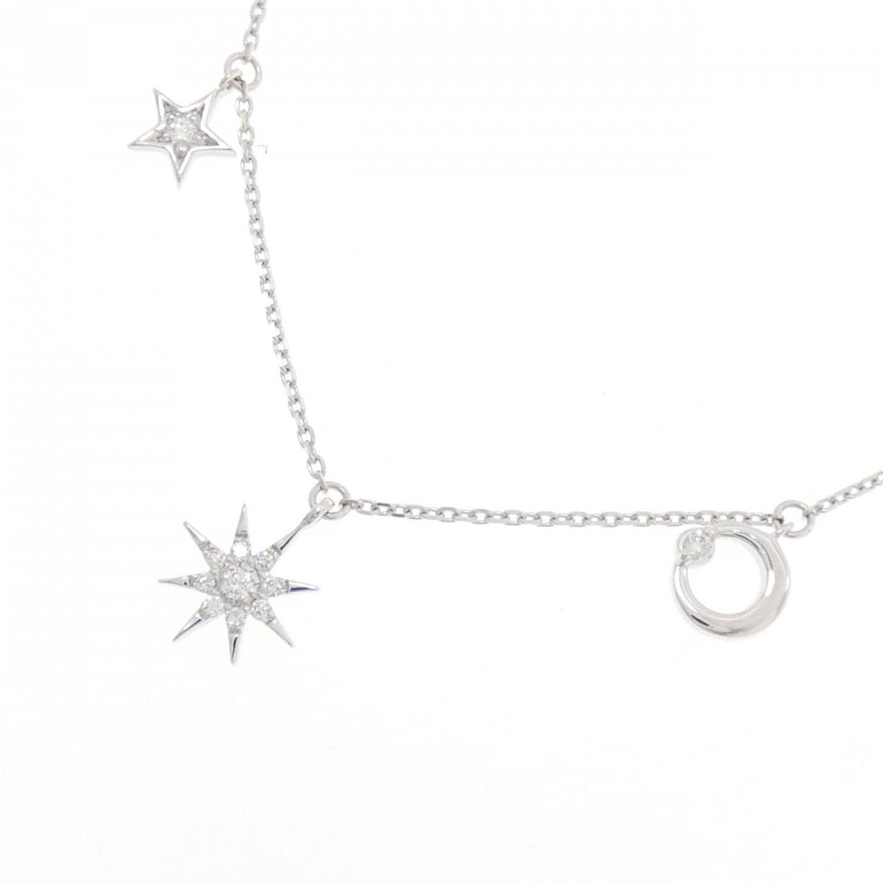 スタージュエリー スター ダイヤモンド ネックレス 0.08CT