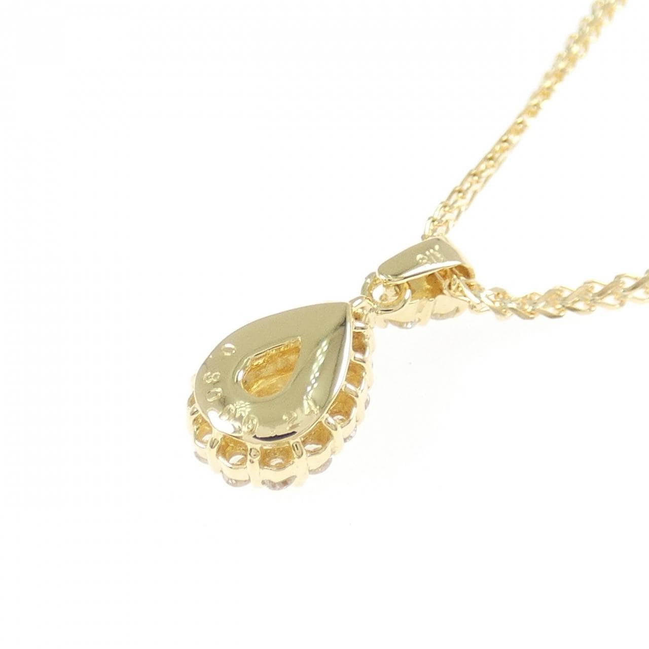 K18YG ダイヤモンド ネックレス 0.30CT