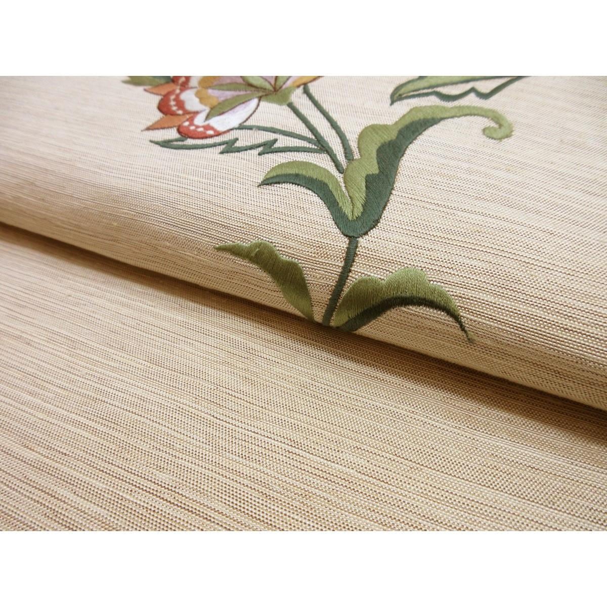 名古屋帯　刺繍加工