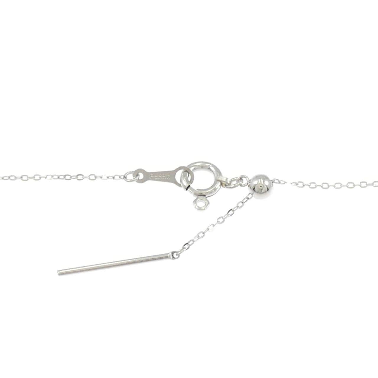 PT900/PT850 ガーネット ネックレス 1.00CT