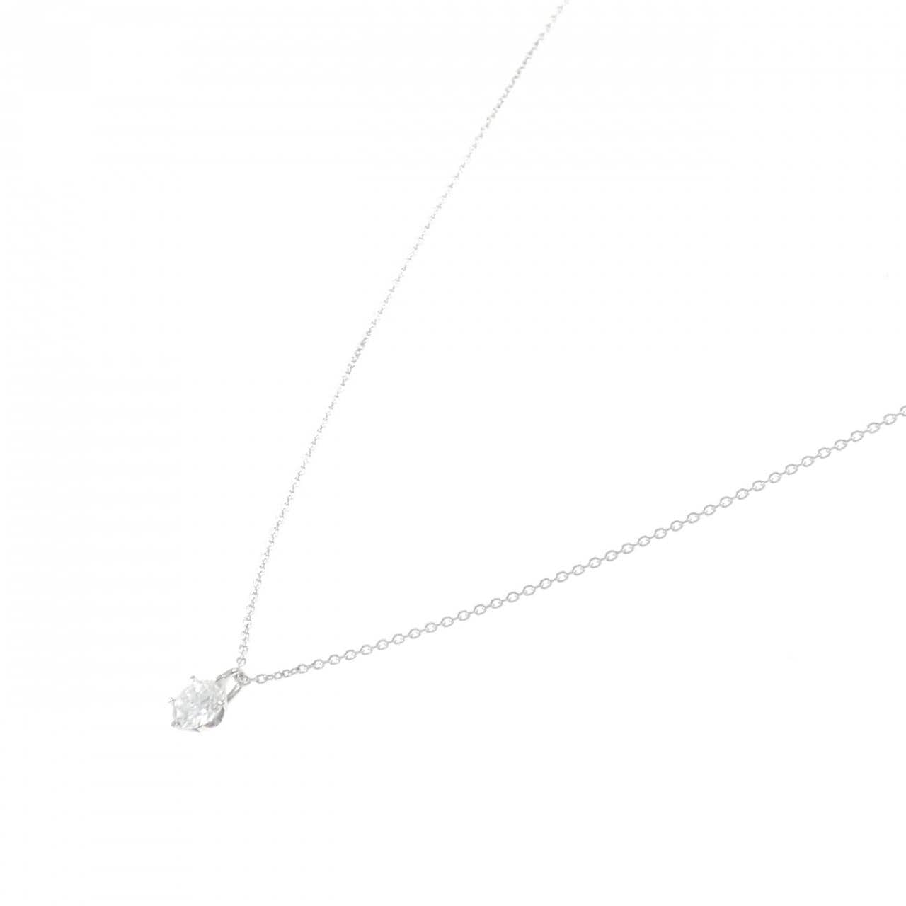 【リメイク】PT ダイヤモンド ネックレス 0.379CT F I1 Good