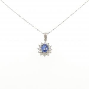 PT900/PT850 サファイヤ ネックレス 1.08CT