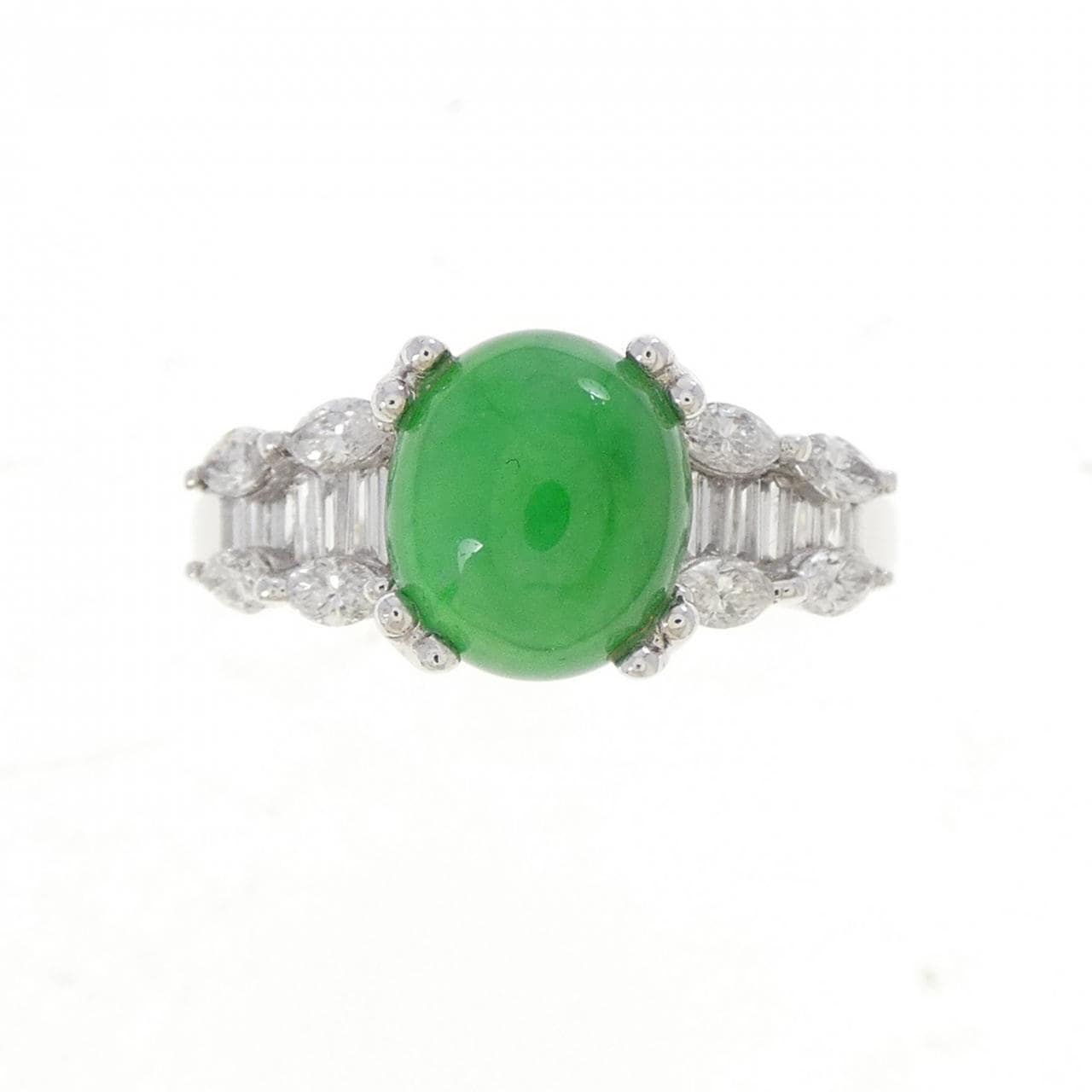 750WG ヒスイ リング