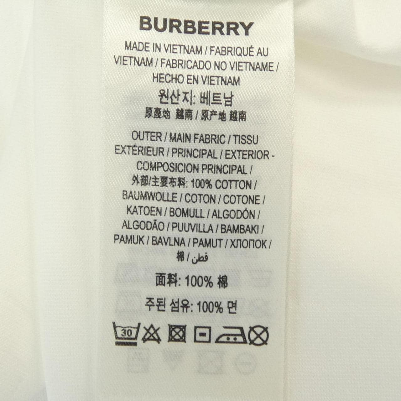 バーバリー BURBERRY 80695391 Tシャツ